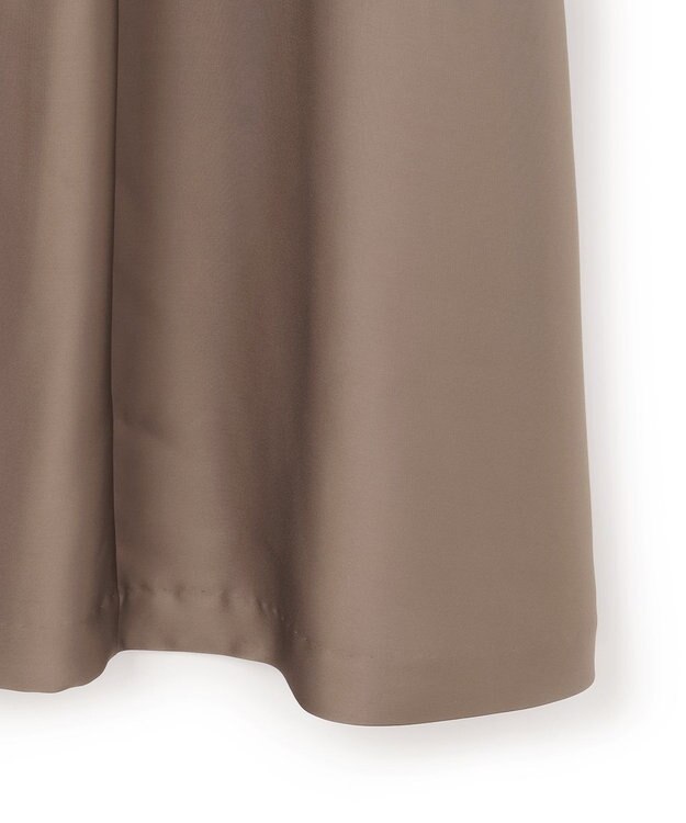 23区 S 【APPLAUDIR】ノーブルサテン リボンブーケレースコンビ ドレス ブラウン系