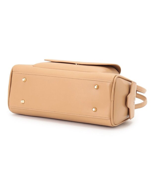 23区 【先行予約】フラップポケット ボストンバッグ キャメル系