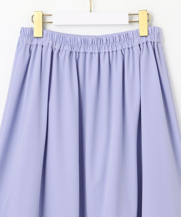 ANY SIS 【洗える・2SET】ダンボール プルオーバー×ギャザー スカート スレート×ブルー