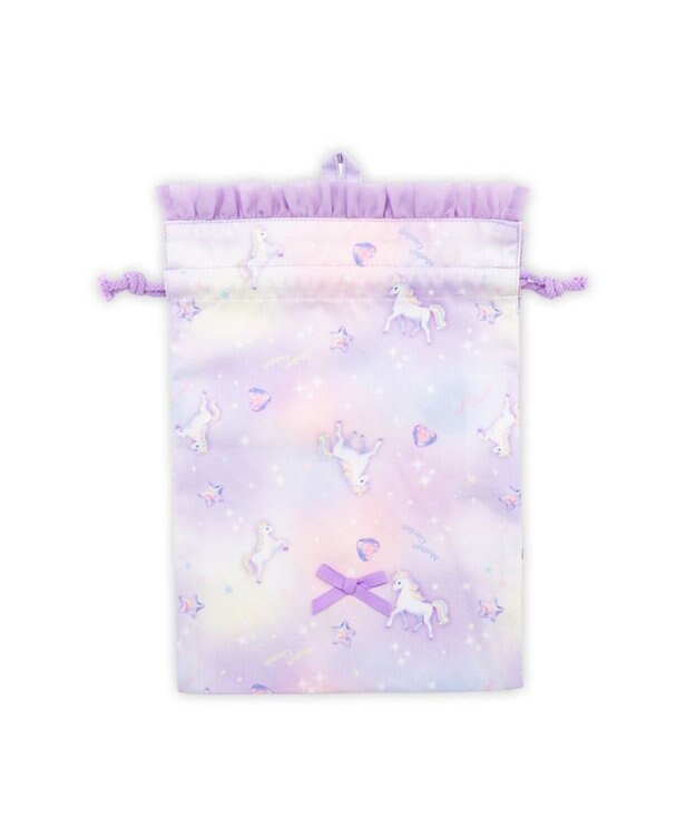 Mother garden マザーガーデン ユニコーン 巾着 《ぷっくり柄》 小 ぷっくり柄