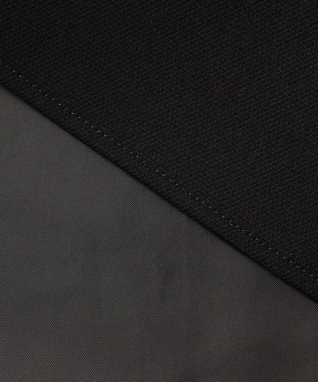 自由区 FORMAL 【ウォッシャブル対応】ドビーボーダーリボン ジャケット+ワンピース ブラック系