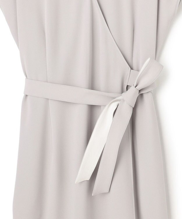 BEIGE， 【セットアップ対応】CINDY / ラップドレス L.Gray