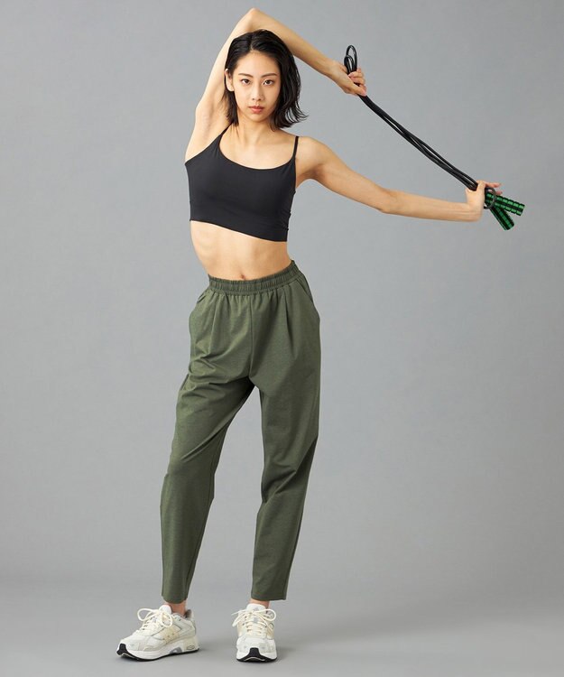 Chacott Chacott BALANCE EasyCare+ テーパードパンツ カーキ