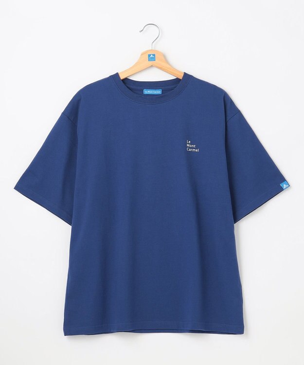 SHARE PARK LADIES 【EC限定カラーあり・UVカット・吸水速乾】カラフルロゴバックプリントＴシャツ ネイビー系