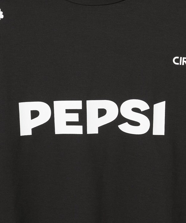 PW CIRCULUS 〈Pepsiコラボ〉【UNISEX】Pepsi 9-LOGO モックネック　ロングT ブラック系