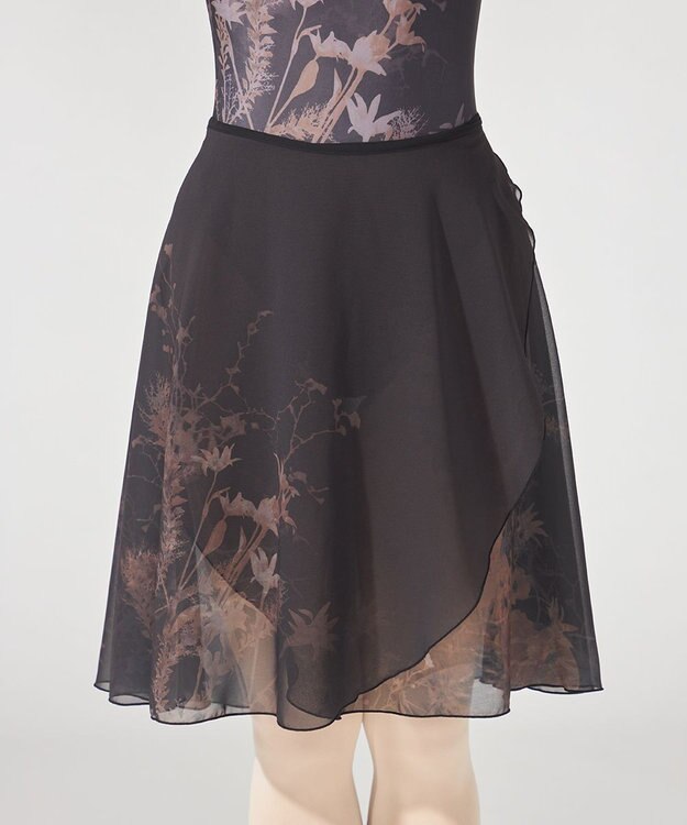 Chacott 巻きスカート ブラック