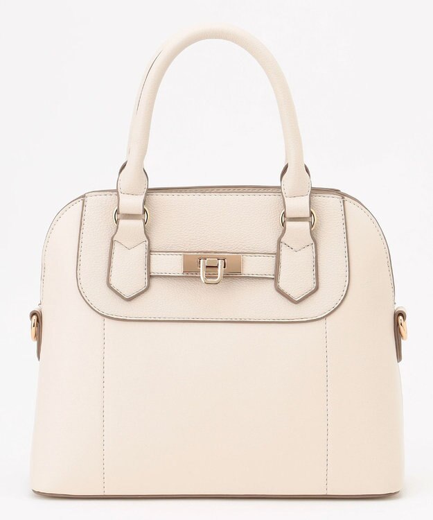 ANY SIS 【2WAY】ラインベルトブガッティ バッグ アイボリー