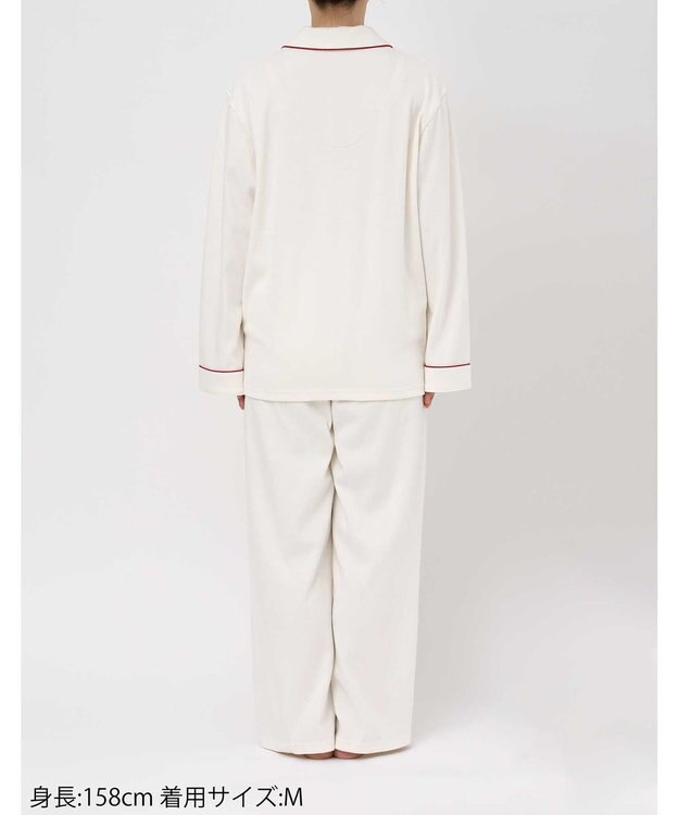 une nana cool 【綿100%】メリークリスマス！パジャマ MADE WITH LIBERTY FABRIC ホワイト