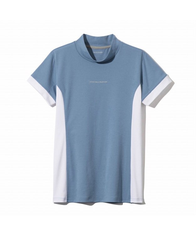 ZERO HALLIBURTON 【吸水速乾・UVケア】 ベーシックモックネックTシャツ ZHG-W5S6a 82980 ライトブルー