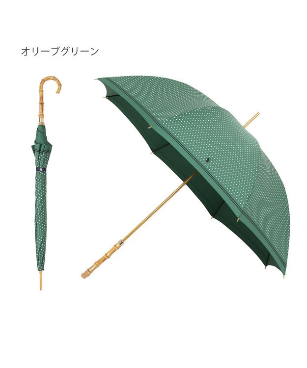 MOONBAT POLO RALPH LAUREN(ポロ ラルフローレン) ツイルドットポロポニー 雨傘 長傘 オリーブグリーン