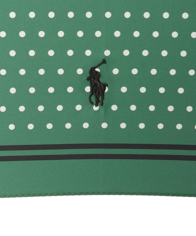 MOONBAT POLO RALPH LAUREN(ポロ ラルフローレン) ツイルドットポロポニー 雨傘 長傘 オリーブグリーン