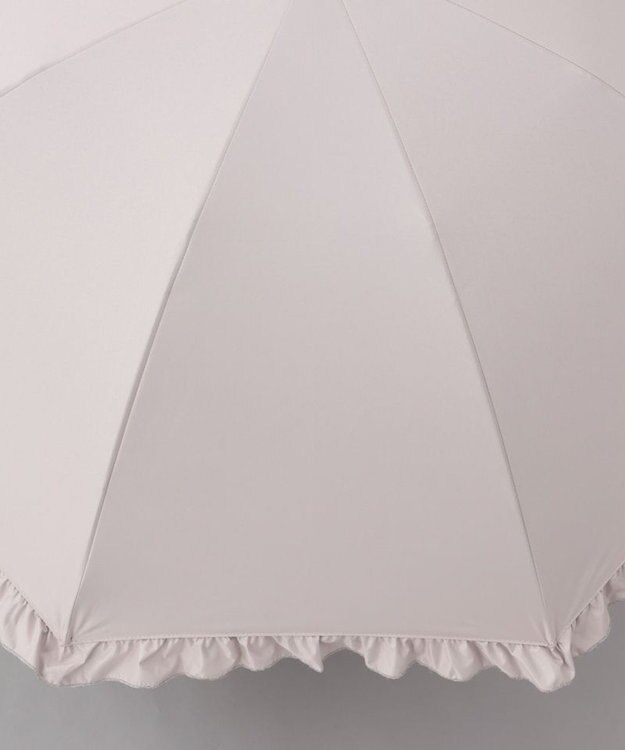 AURORA 【WEB限定】フリル晴雨兼用傘（長傘） グレイッシュピンク