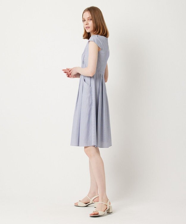 TOCCA 【洗える】STRIPE PARTY ドレス ブルー系5