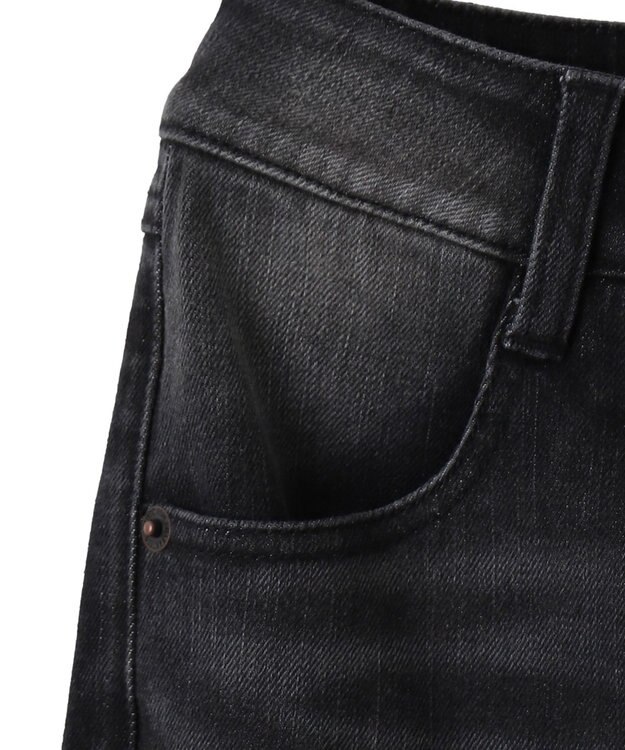 WEGO ローライズスーパーフレアデニムパンツ ブラック