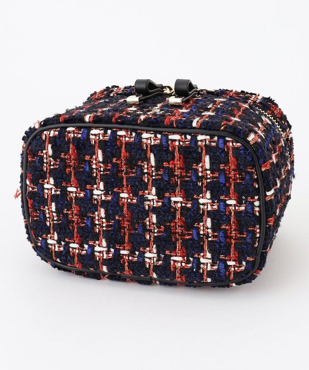 TOCCA 【ヨンアさんコラボ】PILA VANITY BAG ヴァニティ バッグ レッドツイード系