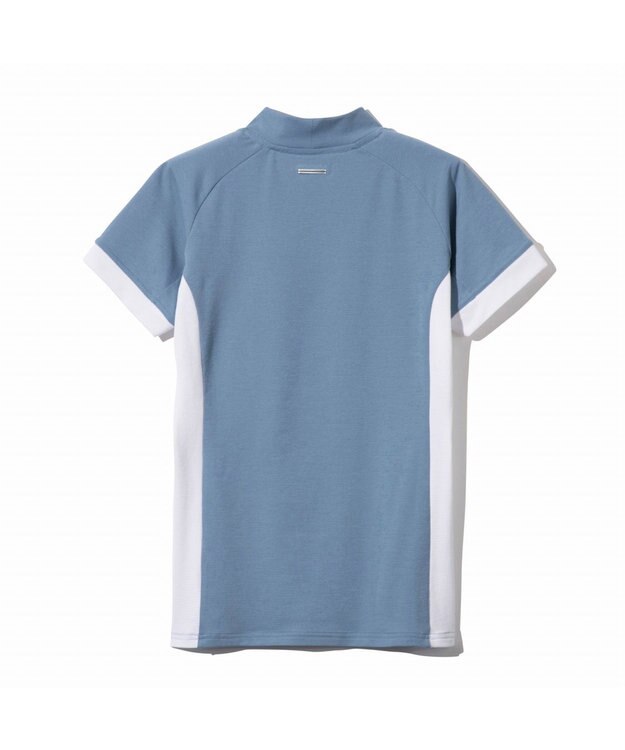 ZERO HALLIBURTON 【吸水速乾・UVケア】 ベーシックモックネックTシャツ ZHG-W5S6a 82980 ライトブルー