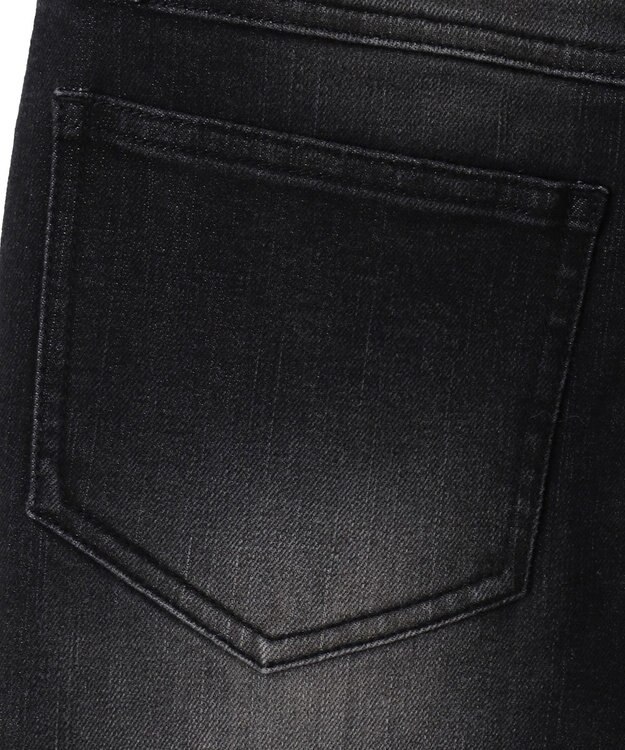 WEGO ローライズスーパーフレアデニムパンツ ブラック