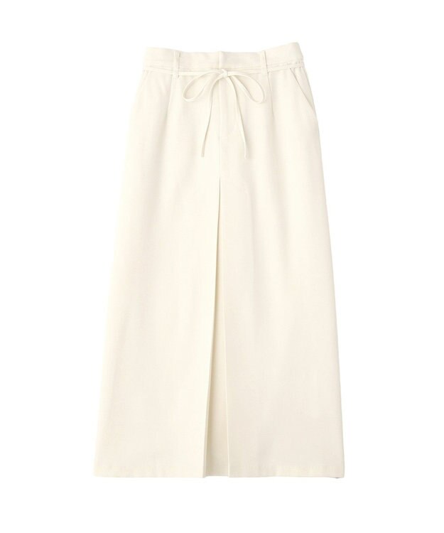 CRAFT STANDARD BOUTIQUE フロントタックロングスカート Ivory