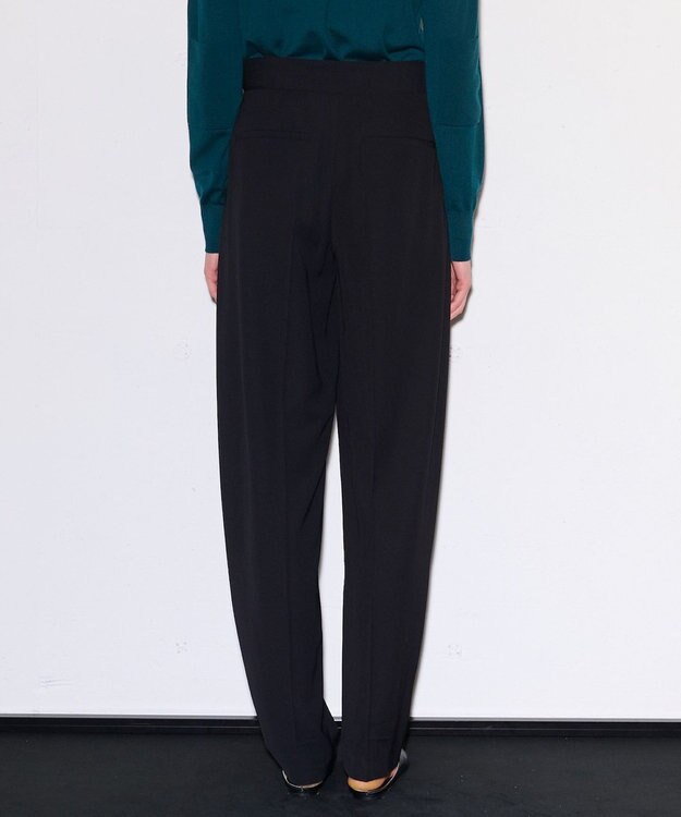 JOSEPH ドレーピーウールビスコース　トラウザーズ Black