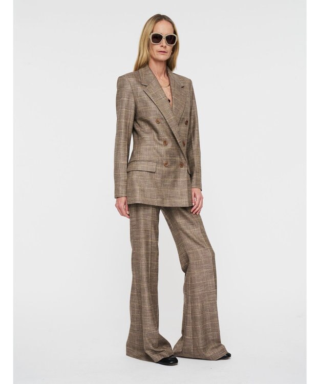 JOSEPH ウールバンブー　ダブルブレステッドジャケット Escargot Mel