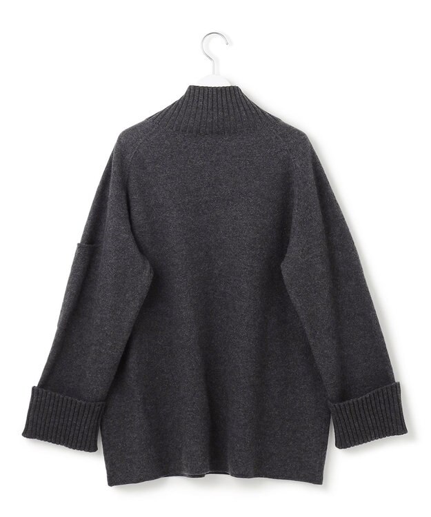 23区 S 【新色追加】ボイルドウールコンビニット チュニック グレー系