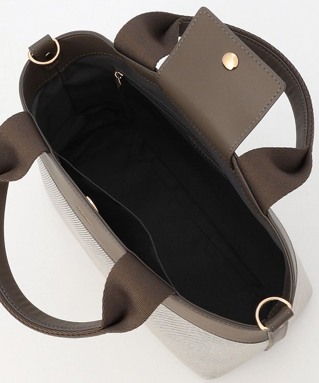 J.PRESS LADIES 【2WAY】キャンバス トートショルダー モカ系