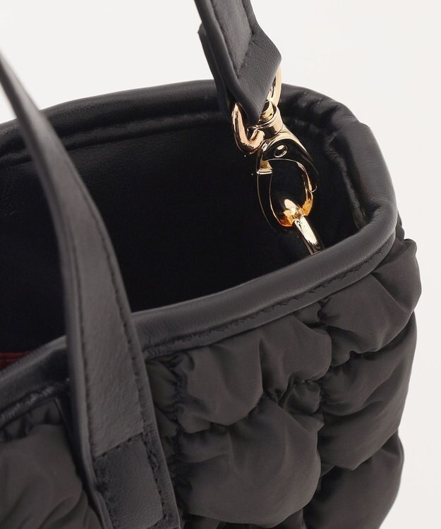 LA BAGAGERIE ポップコーンキルト2WAYトート Mサイズ ブラック