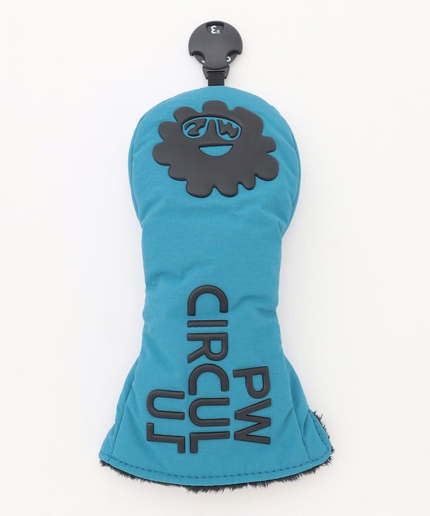 PW CIRCULUS 【UNISEX】ナイロンワッシャー ヘッドカバー ゴルフ スカイブルー系