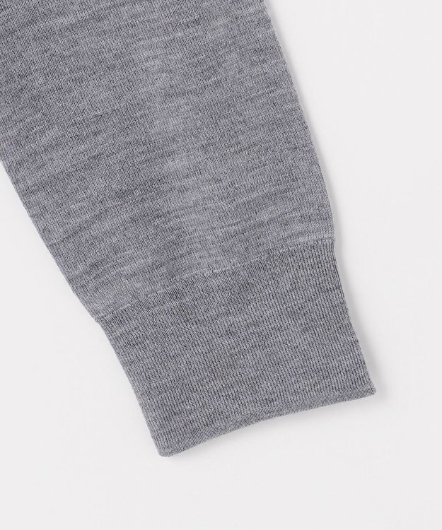 J.PRESS LADIES PURE WOOL タートルネック ニット グレー系