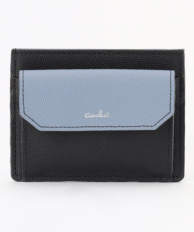 airlist 【ミニマム・本革】ミニ財布　Stella　ステラ ネイビー×スカイ