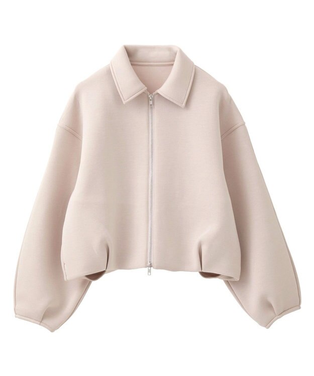 予約】ダンボールニットZIPブルゾン / earth music&ecology