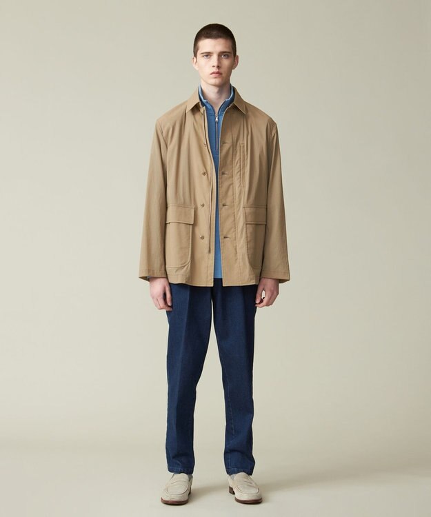 J.PRESS MEN 【KING SIZE】【MECHANICAL】【ハイパワーストレッチ / 撥水】クラシックドライビングジャケット ベージュ系