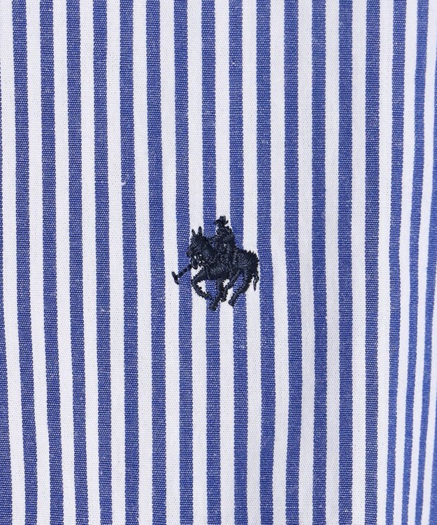 ANY 【POLO BCS別注】プレッピークロップドシャツ ブルーストライプ