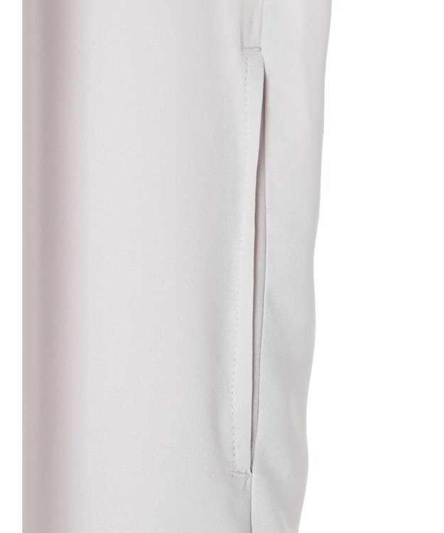 AMERICAN HOLIC ジョーゼットバックプリーツワンピース Light Gray