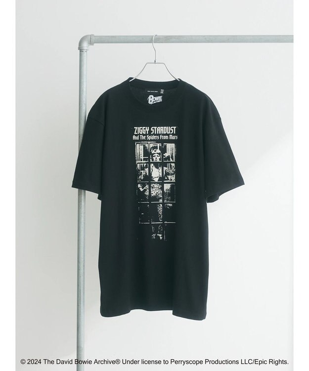 Green Parks ■Ｄａｖｉｄ　Ｂｏｗｉｅ　ＡＬＢＵＭ　ＣＯＶＥＲ　ＴＥＥ Black