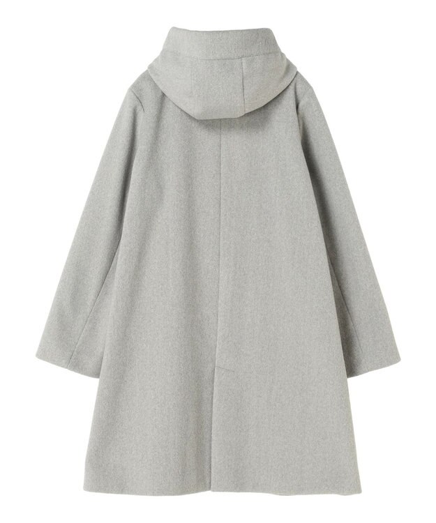 Green Parks ２ｗａｙフード取り外し比翼コート Gray