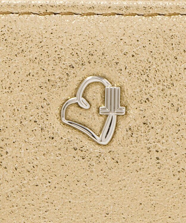 LANVIN en Bleu ペティアン ラウンド長財布 ゴールド