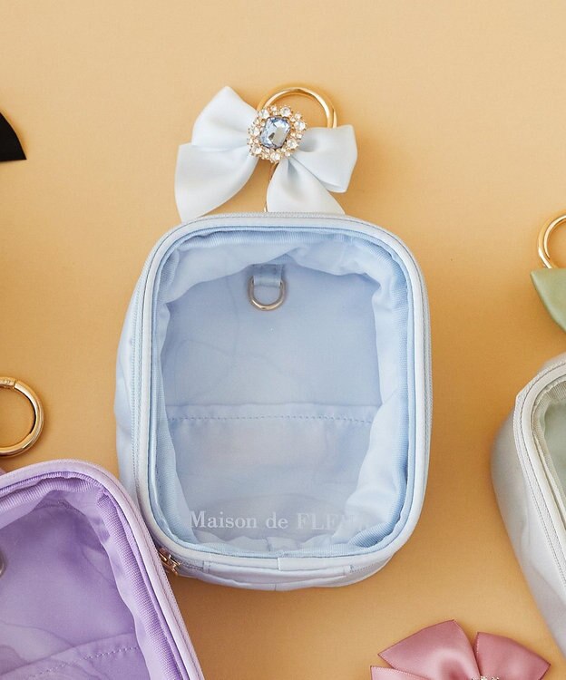 Maison de FLEUR EC限定クリアポーチS Light Blue