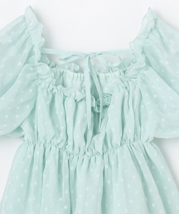 ANY KIDS 【一部店舗/WEB先行販売アイテム】2WAY シアードビーブラウス ミント