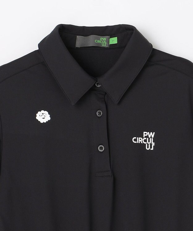 PW CIRCULUS 【WOMEN】ポロシャツワンピース ゴルフウェア レディース ブラック系