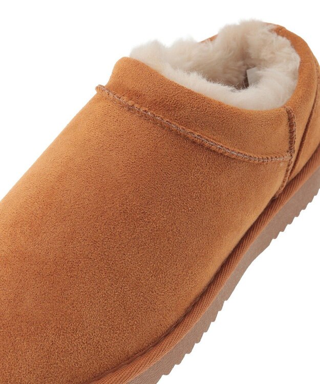 AMERICAN HOLIC 【整履き】ムートンライクブーツ Camel