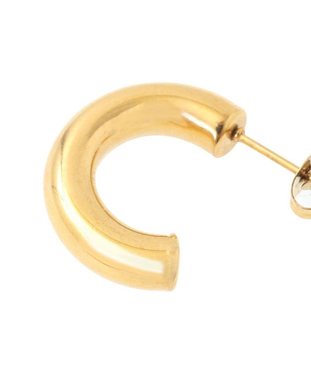 YECCA VECCA ステンレスフープピアス Gold