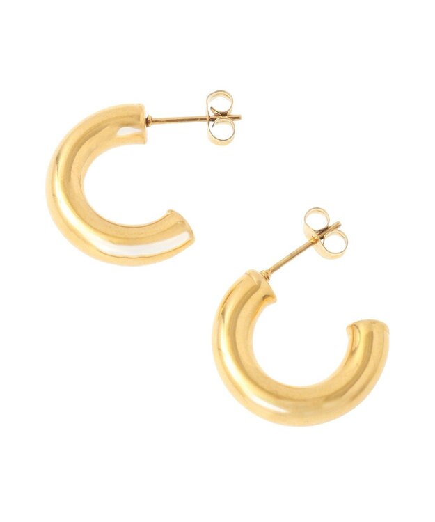 YECCA VECCA ステンレスフープピアス Gold