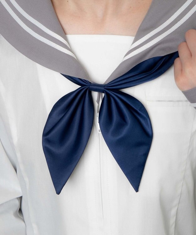 WEGO 【SCHOOLITEM】スクールセーラーリボン ネイビー