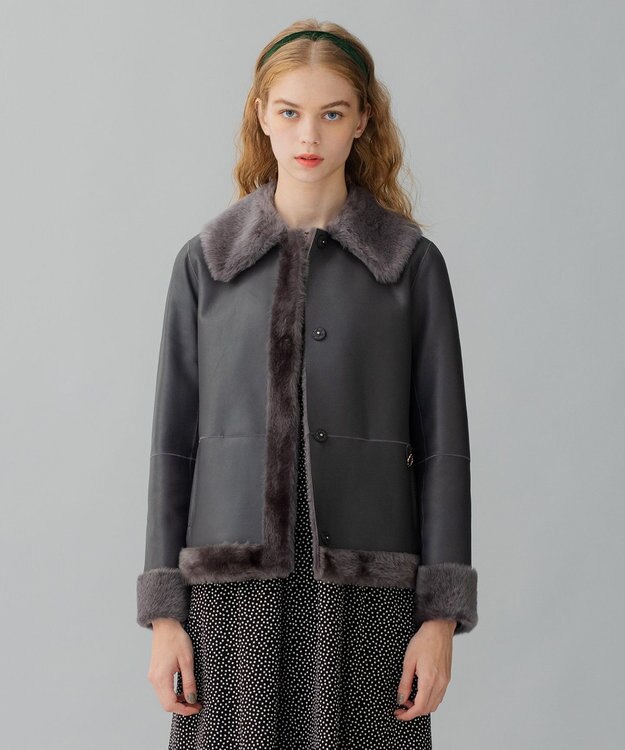 TOCCA 【数量限定】FAVOR ムートンコート グレー系