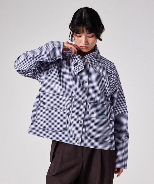 Paul Smith Paul Smith Loves Barbour Gingham Spey コットンジャケット ネイビー