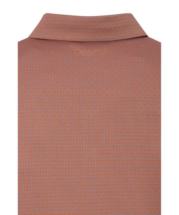 DAKS 【DAKS GOLF】 ジャガード長袖ニットポロ イエロー