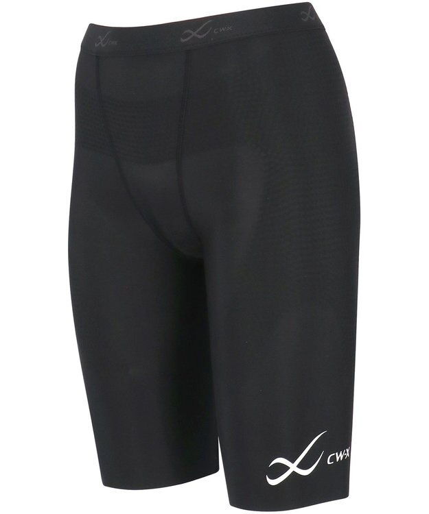 CW-X 【WOMEN】 CW-X 股関節サポート タイツ 【大谷翔平愛用モデル】 ハーフ ひざ上丈 5分丈 下半身の軸がブレにくい 骨盤サポート 球技・陸上 レディース HOY505 /ワコール ブラック