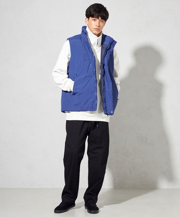 SHARE PARK MENS 【UNISEX】MVS裏毛ハーフジップスウェット（L・XLサイズ） ホワイト