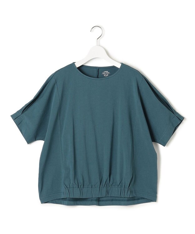 J.PRESS YORK STREET 【WOMEN】ドルマンスリーブ プルオーバー ダークグリーン系